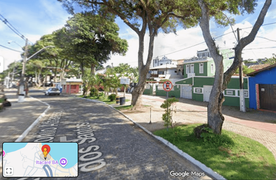 Vista da orla de Itacaré, Bahia